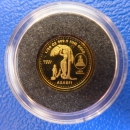 Kleinste Goldmünze d. Welt Nepal 1 Asarfi 1997 Lord Buddah 1/20 Oz Gold